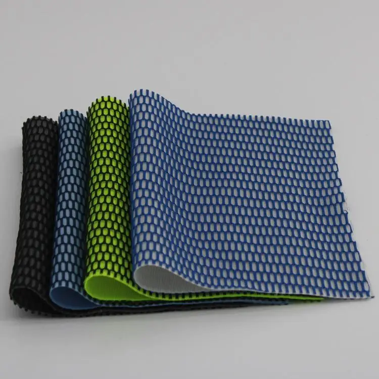 Custom 3d Knit Smooth Durable Sandwich Polyester Mesh fabric For Bags Shoes Bedding Sofa Dense Seat Cover