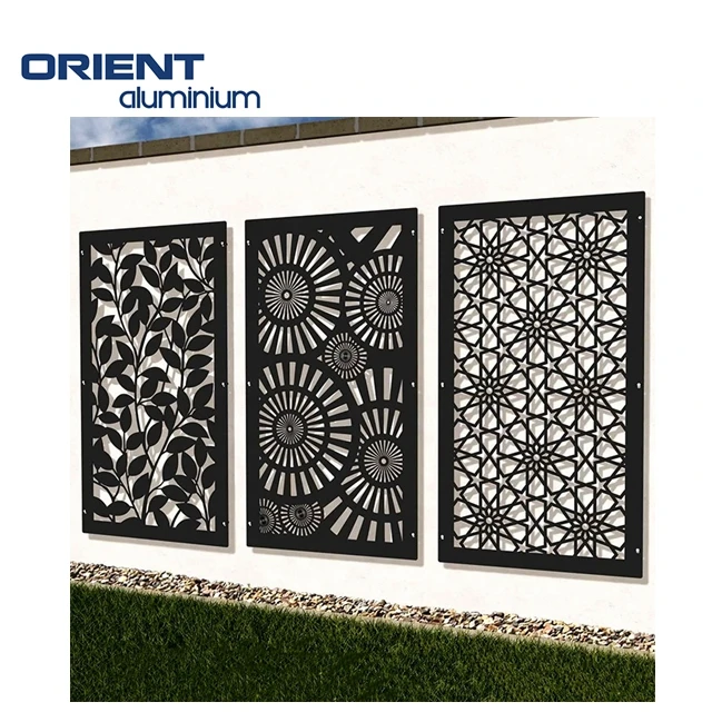Aluminium Laser Cut Panel Fence Wall