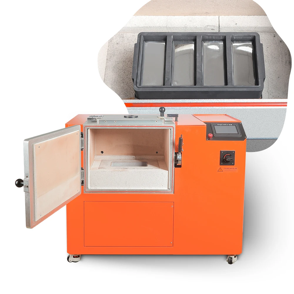 Yihui Jewelry Machine 4KG Touch Screen Control Gold bar Making Machine