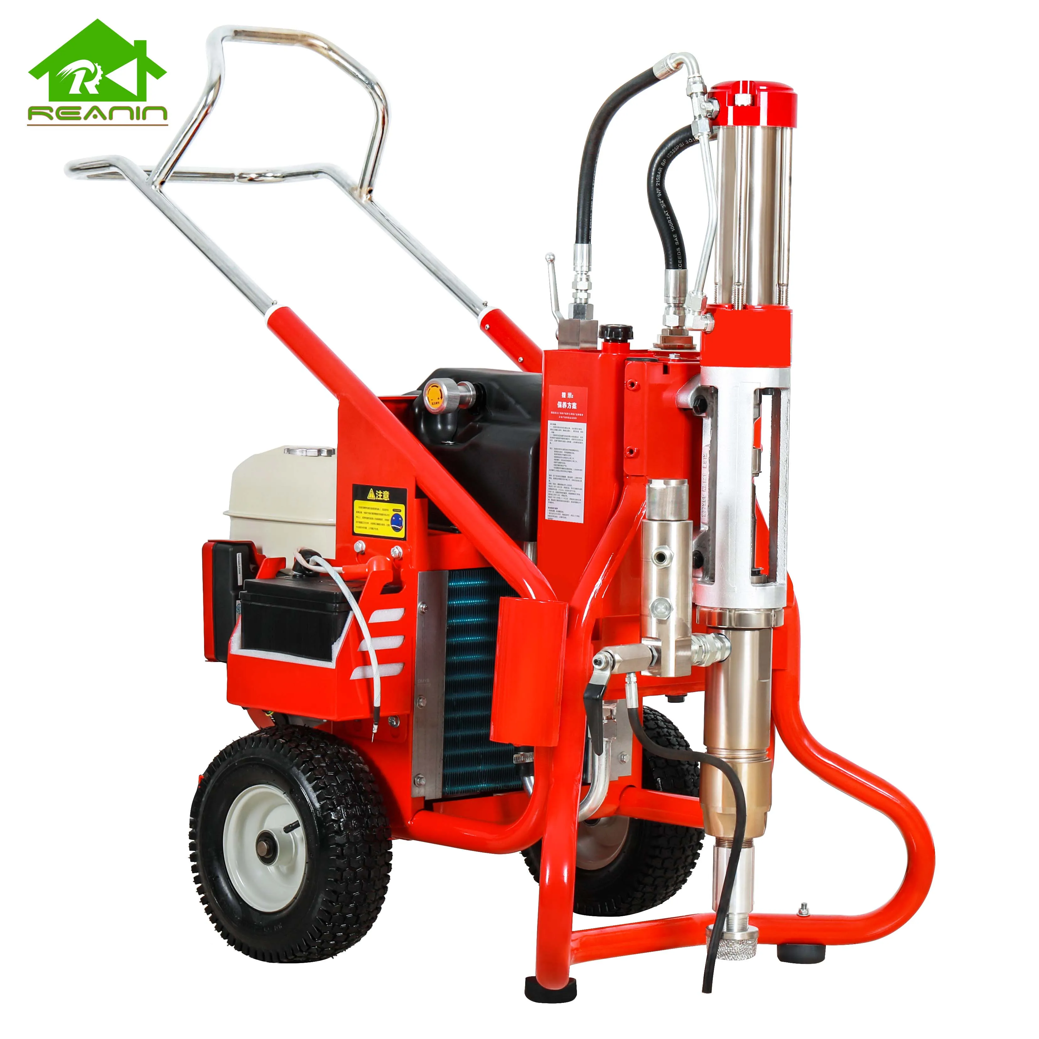 Reanin R10 Китай безвоздушный настенный цемент сушильная машина для распыления шпатлевки