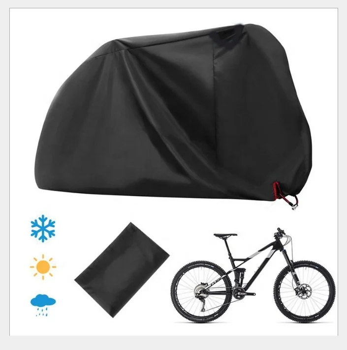 Polyester Oxford  Folding Outdoor Sun UV Dust Wind Proof Waterproof Snow Rain Bicycle Bike Cover
