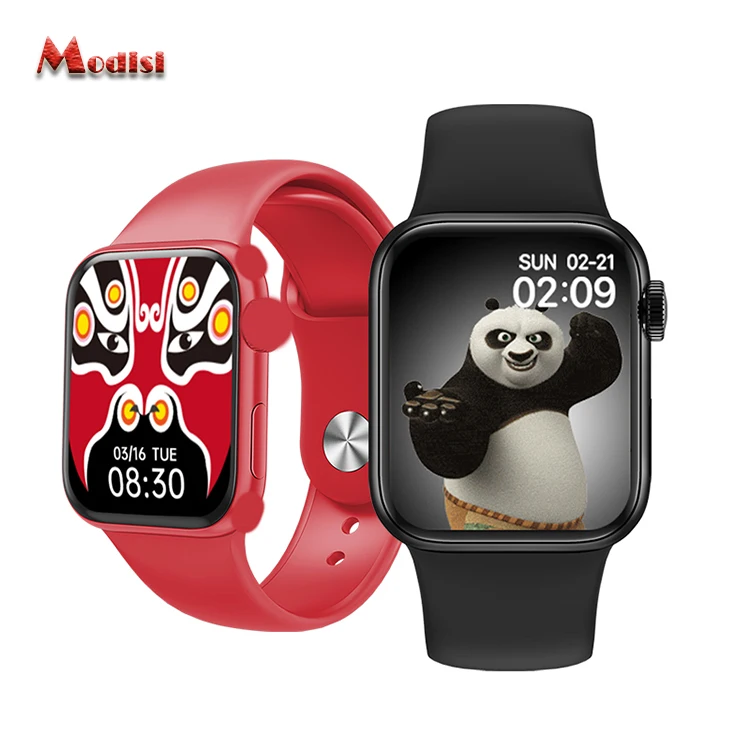 Смарт-часы NB Plus с беспроводным зарядным устройством, экран 1,75 дюйма, Смарт-часы для мужчин и женщин, телефонные звонки, серия 6 PK W66 HW22 Pro, лучшее качество