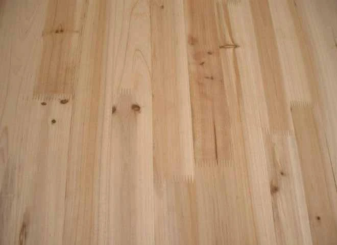 Poplar plates edge glue joint board wood finger joint board panel lumber for indoor outdoor decoration furniture E0E1 FSC