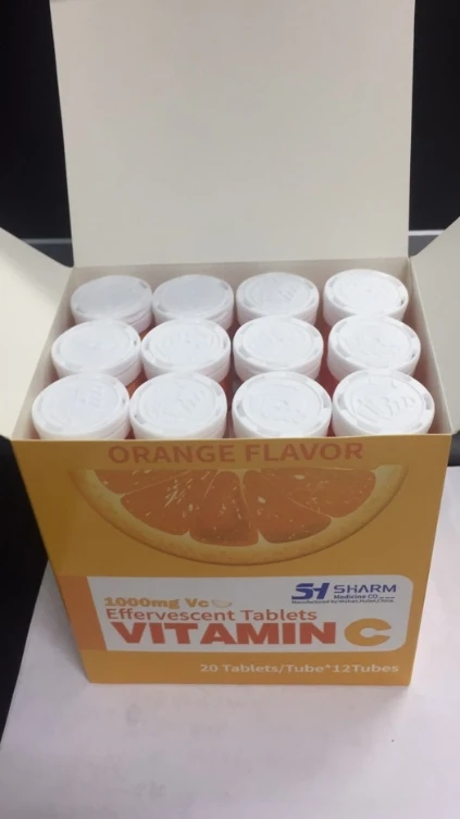 Wholesale direct bubble water vitamin c effervescent tablet Immune