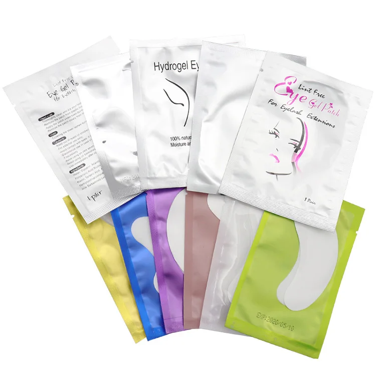 Cheap Lint Free Eye Gel Patch Lash Under eye Pads For Eyelash Extension Disposable Cotton Collagen Gel Lash Paper patch