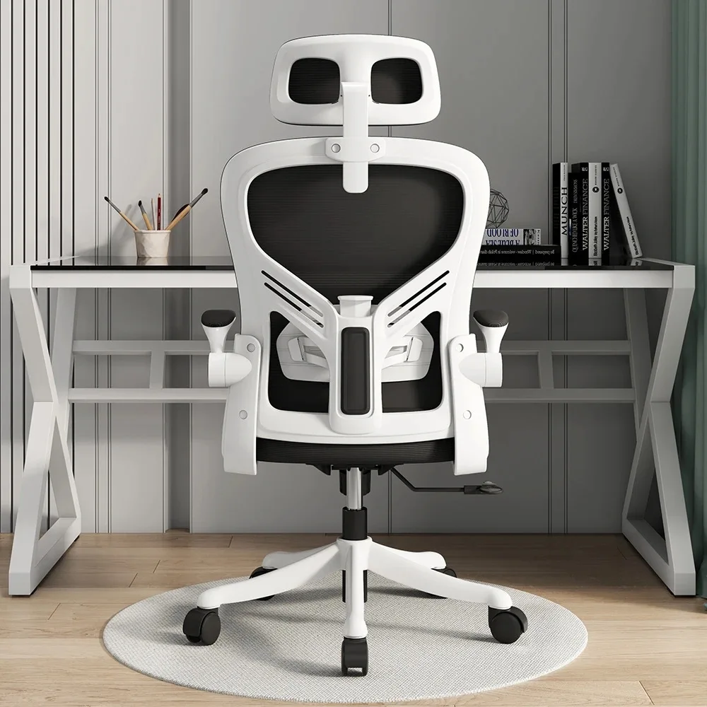 modern high back relax executive computer desk chair swivel full mesh ergonomic office visitor chair with headrest