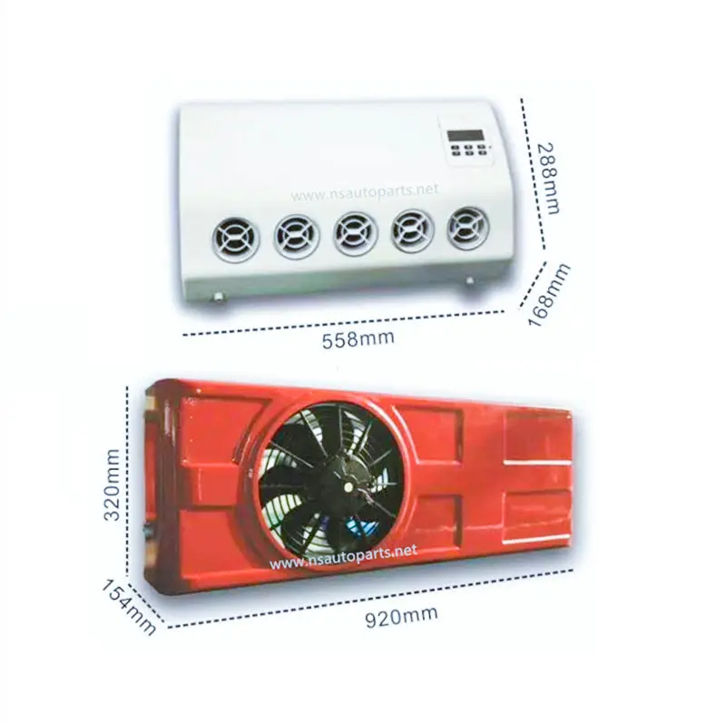 High Quality Rooftop Split Type Electric Parking 12V 24V Truck Battery Air Conditioner