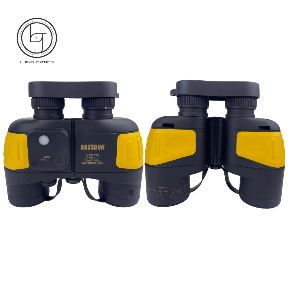 Rangefinder Waterproof Binocular Hunting Watch Binoculars 10x50 with compass Russian Military Night Vision Binoculars