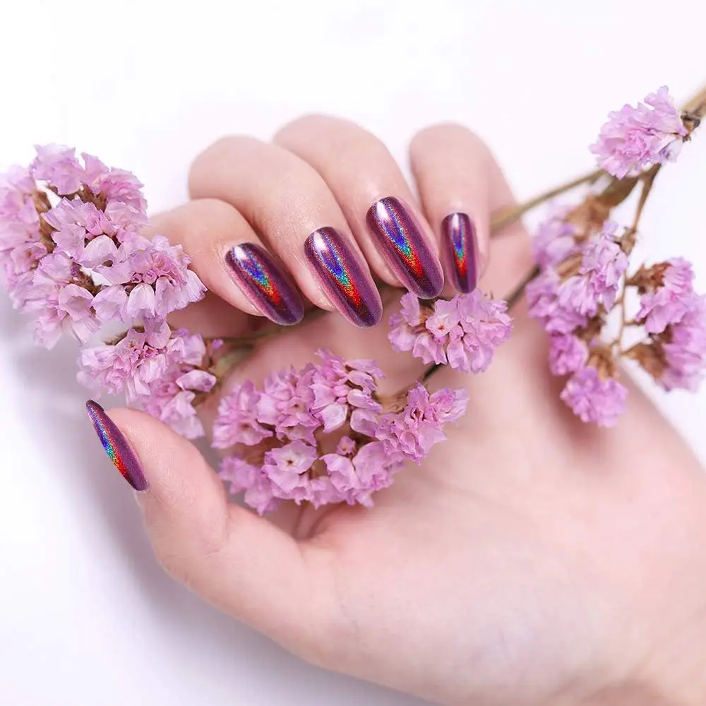 Wholesale Glitter Magic Mirror Nails Pigment Powder 20 Colors Magic Metallic Mirror Chrome Nail Powder