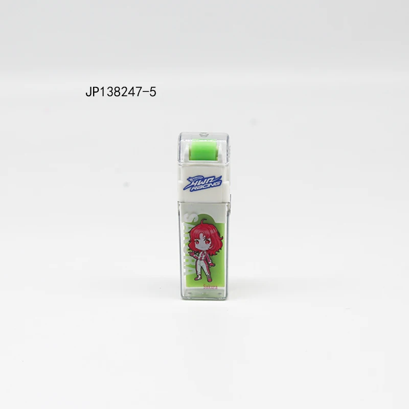 Kawaii stationery racing Cartoon Creativity Student Eraser cute stationery Supplies racing series Roller Eraser for ki