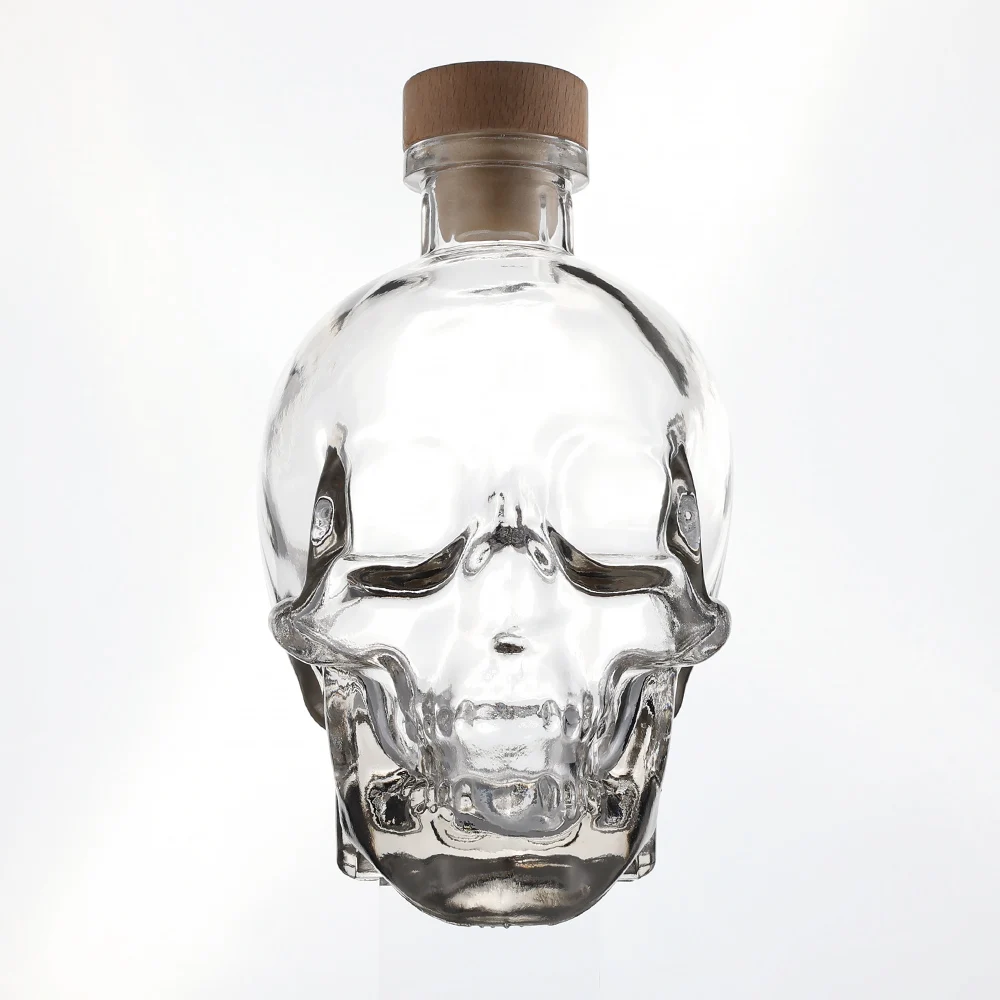 Custom Empty Wine Whiskey Vodka Glass Liquor Bottle