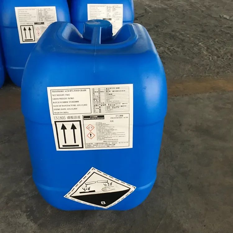 Высококачественная кислота Па 85% фосфорная пищевая Фосфорная кислота
