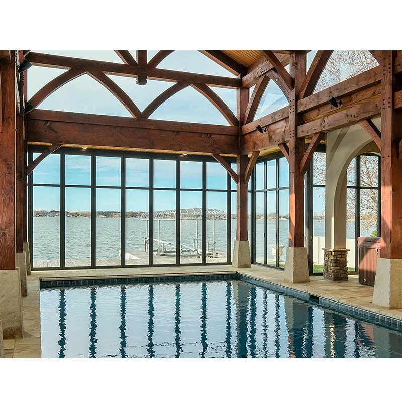 Modern aluminum folding door thermal break bifold doors aluminium folding patio door