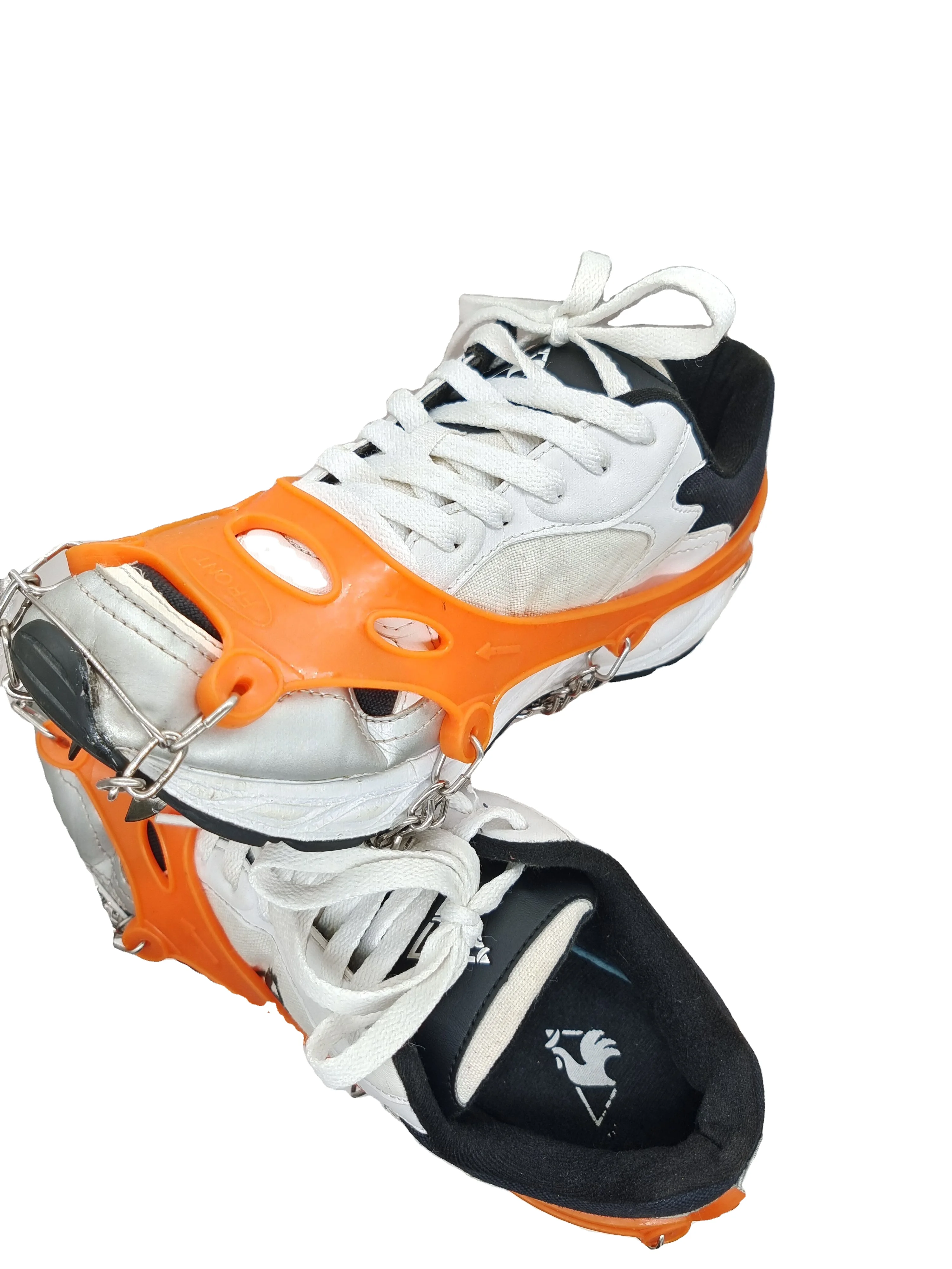 Durable Silicone Protective cover 15 bite cleat anti slip snow Crampon Walk Traction Ice spikes