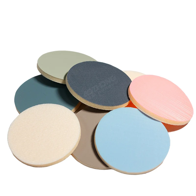 Hot Sale 180-4000 Grit Sponge Sanding Disc Foam Hook & Loop Sandpaper 5inch 6inch Polishing Buffing Sanding Sponge Discs