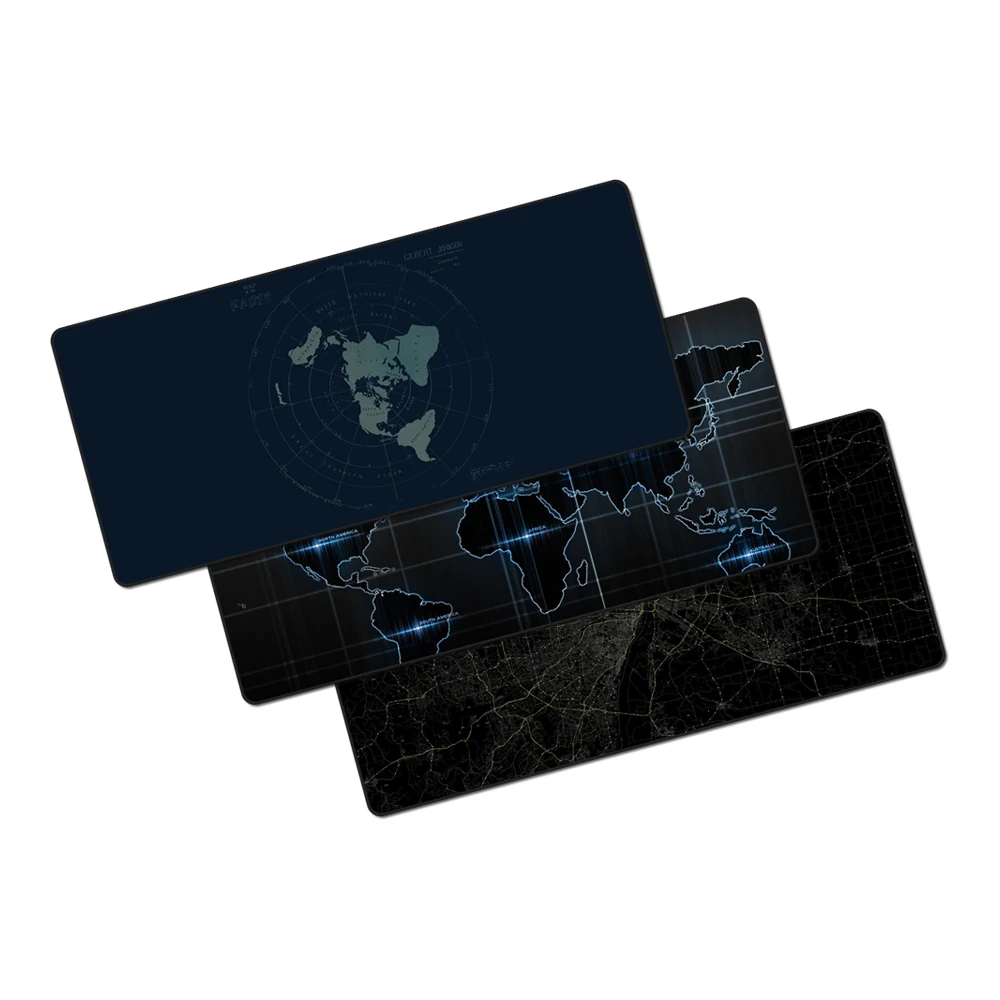 Stitched Edges Extended Game Mouse Mat Superior Micro-Weave Cloth Non-Slip Base Water Resist Keyboard Pad Large Gaming Mouse Pad