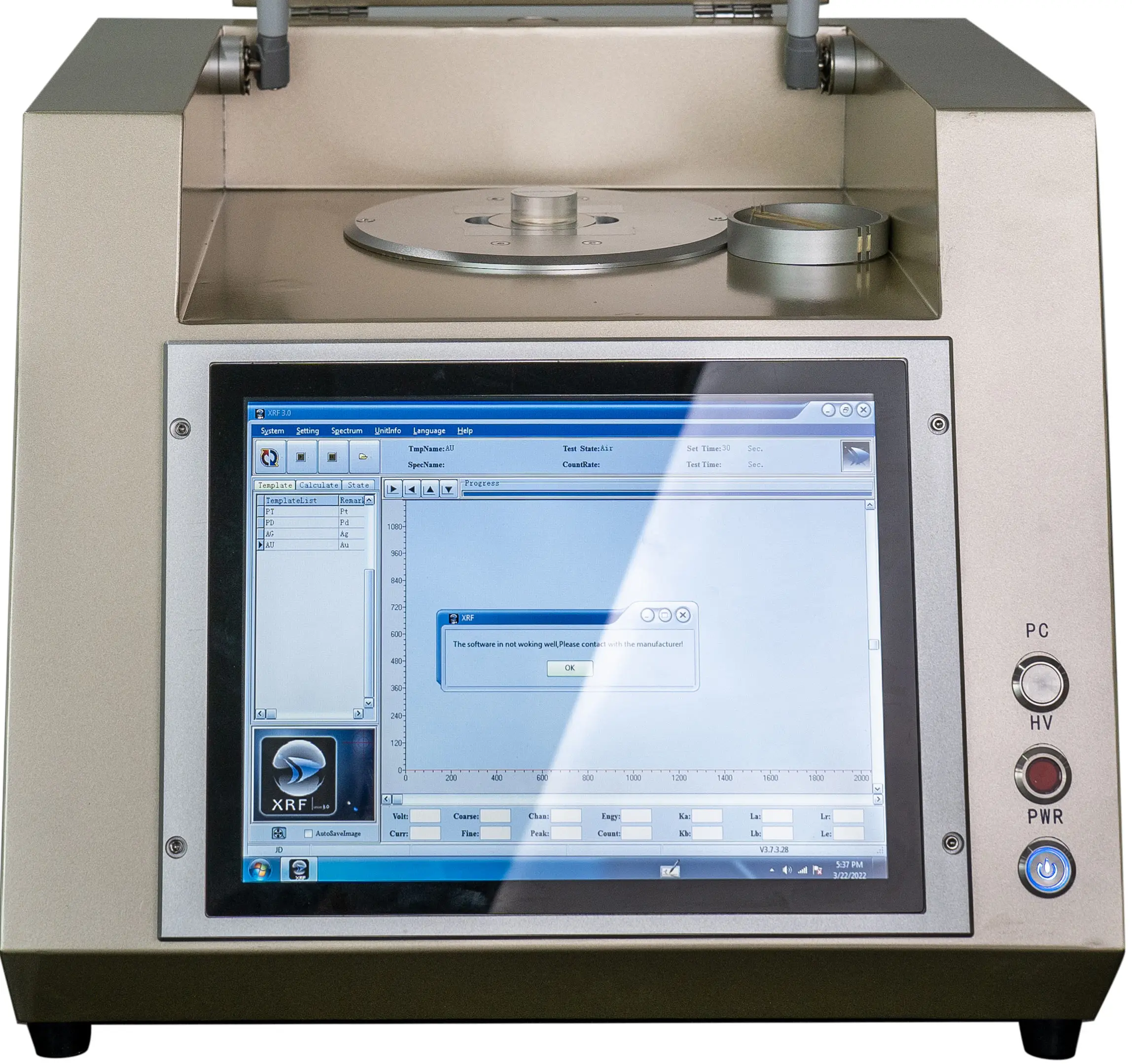 SuperbMelt X Ray  Electronic Metal Purity Analysis Desktop XRF Gold Testing Analyzer