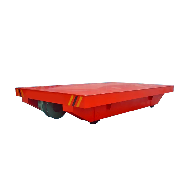 hot sale heavy-duty electric motorized transfer cart on rail 5t manufacturer