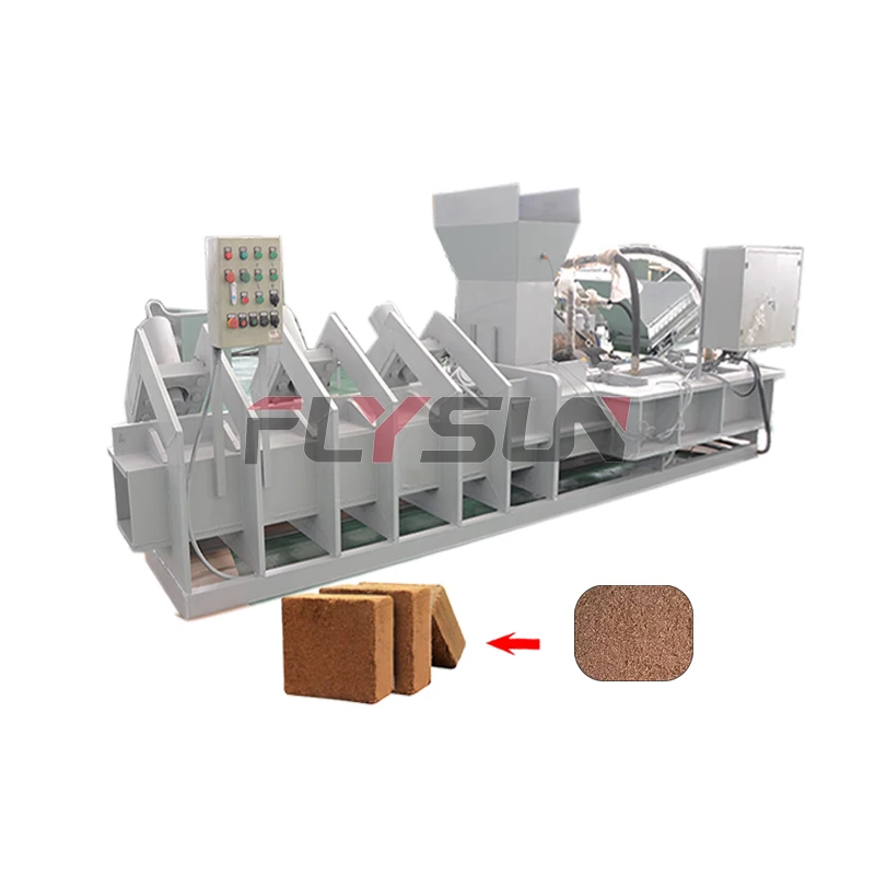 fully automatic cocopeat block coco peat block coco peat making machine