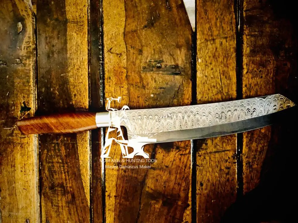 Handmade Damascus steel Santoku Knife, Kitchen knife, Utility Knife, Real sharp cutting surface unique New style Knife