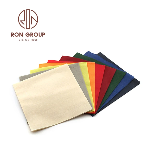 Wholesale OEM Disposable Restaurant Hotel Wedding Banquet Party Dinner Use Absorbent Serviettes Dust Free Tissue Napkin Paper