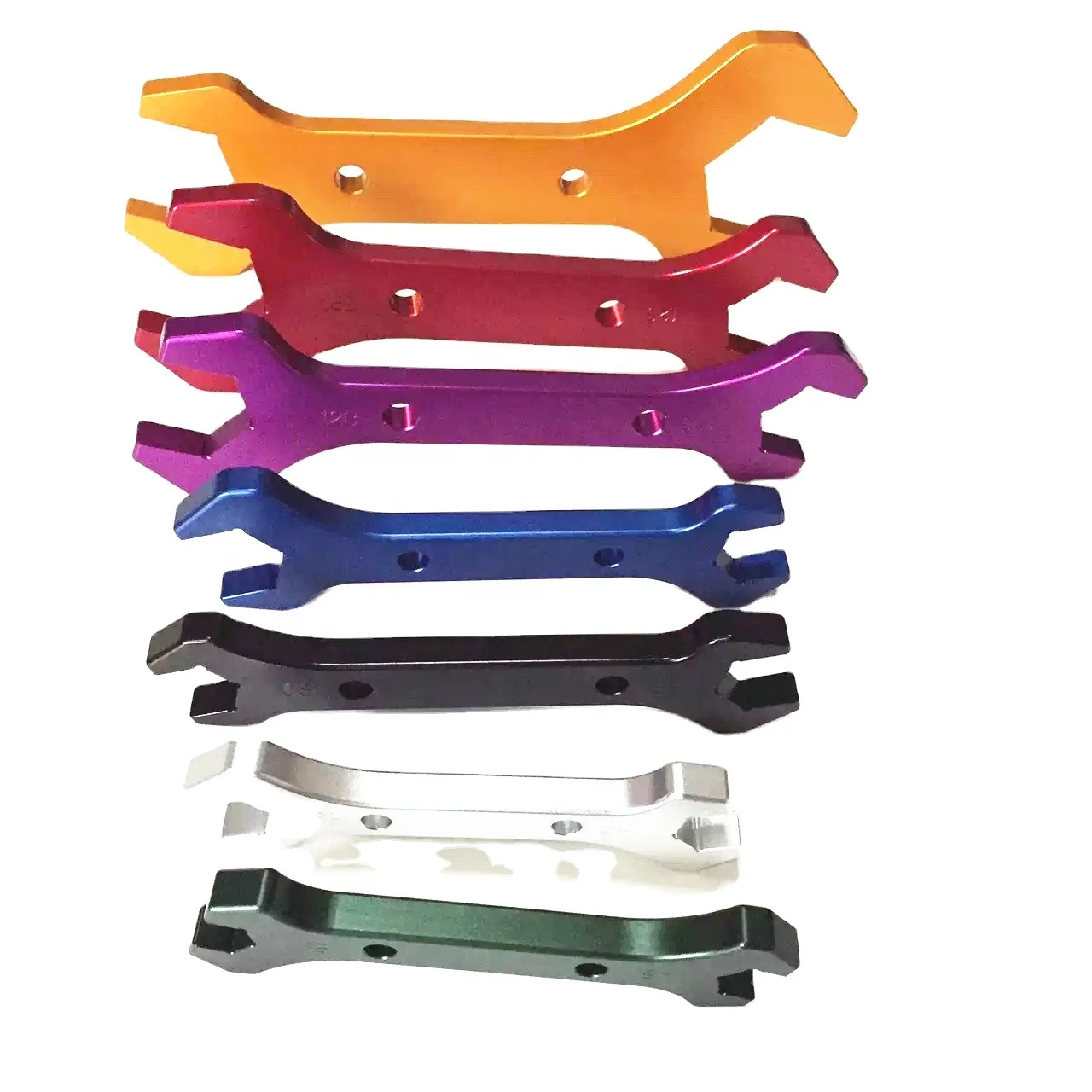 BJR Performance high quality  Aluminum Hose Fitting Wrench aluminum hose Spanner Tool Set AN Alloy Wenches