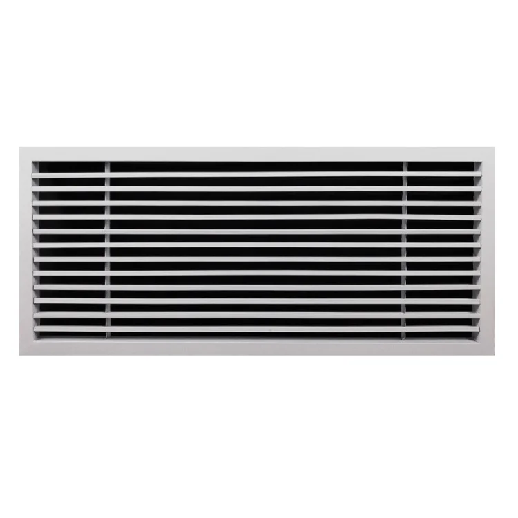 Modern AC vent cover Standard linear slot diffuser for ceiling wall HVAC air vent white decorative aluminum register grille