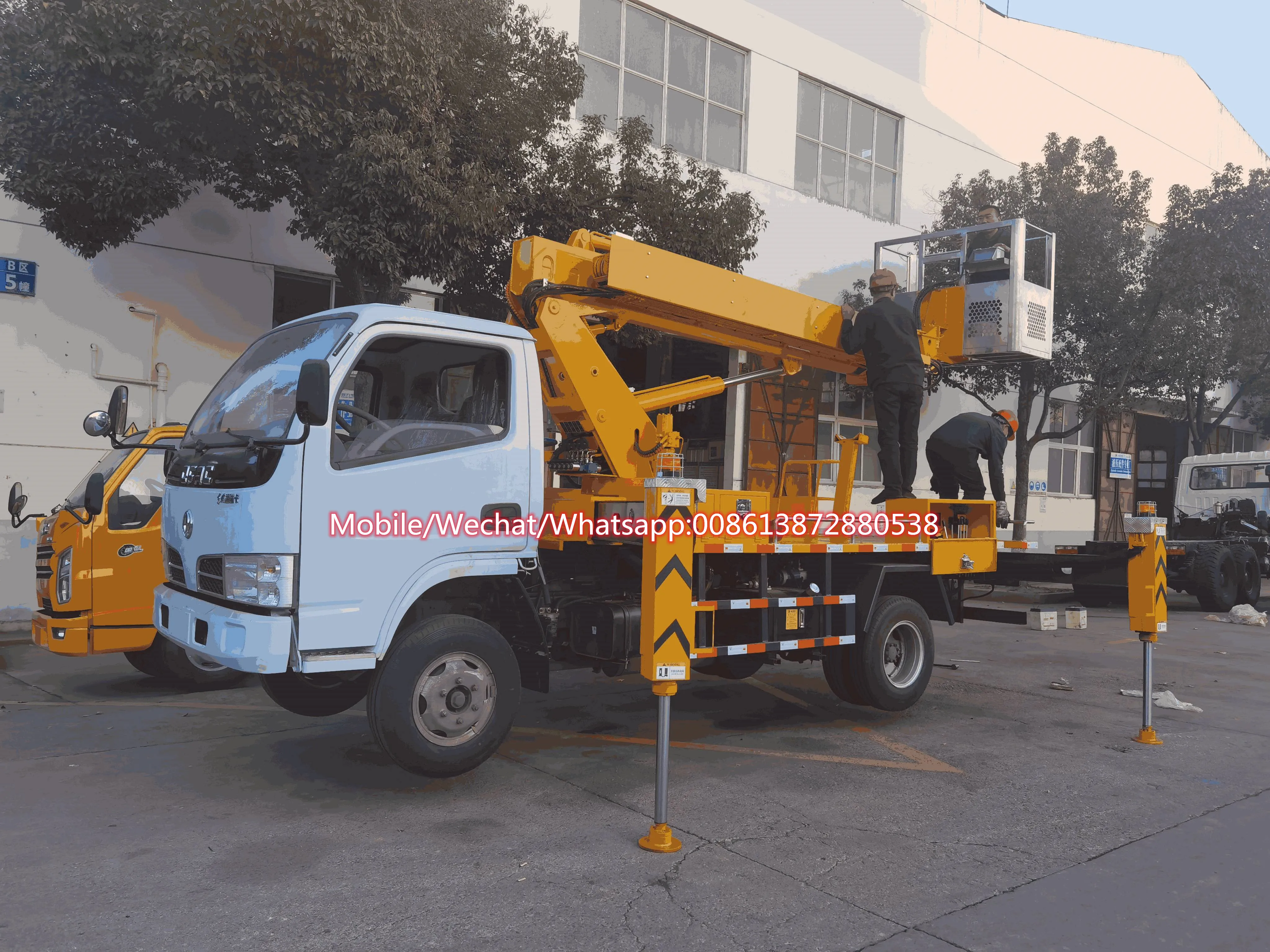 12meters Telescopic boom truck with remote control/truck mounted book truck 14meters