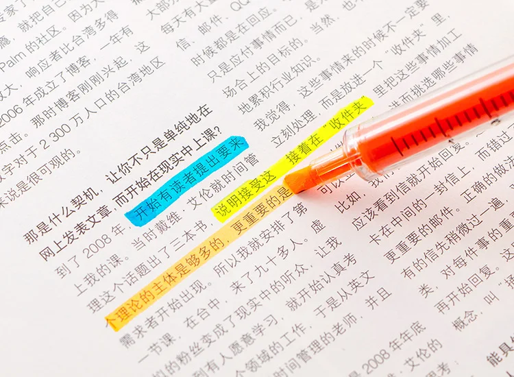 syringe shape inject ballpoint ink pens free samples