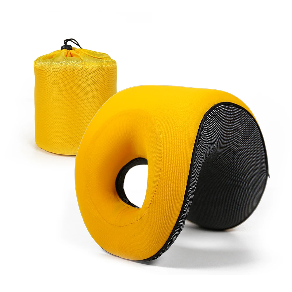 Colorful home  Office Anti Snore Travel Memory Foam Nap Neck Rest  Lay Sleeping Pillow