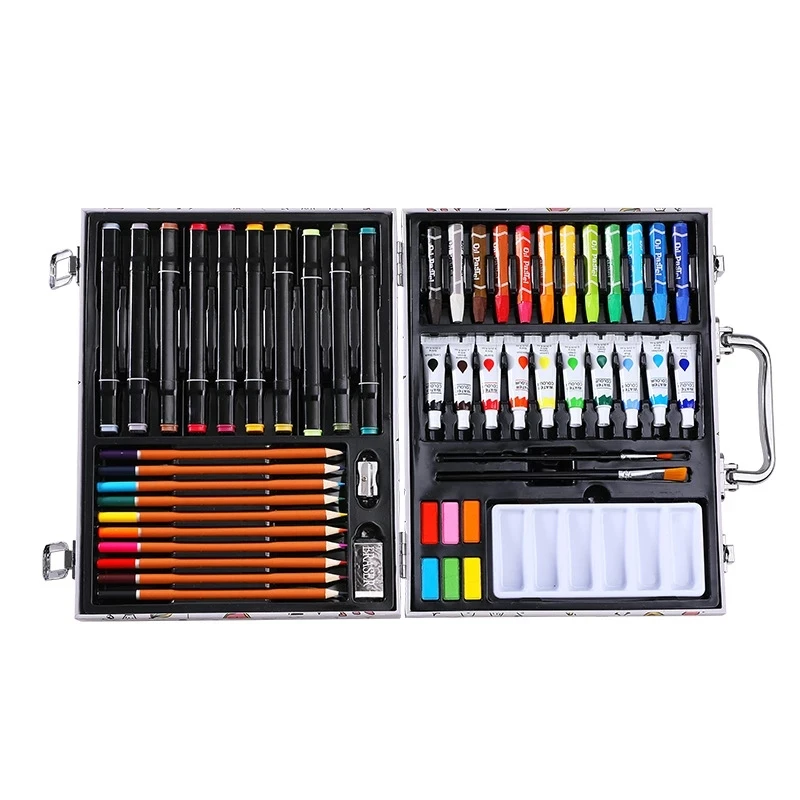 painting for children 53 suitcases Newest Custom Painting Set Art Set For kids drawing art set
