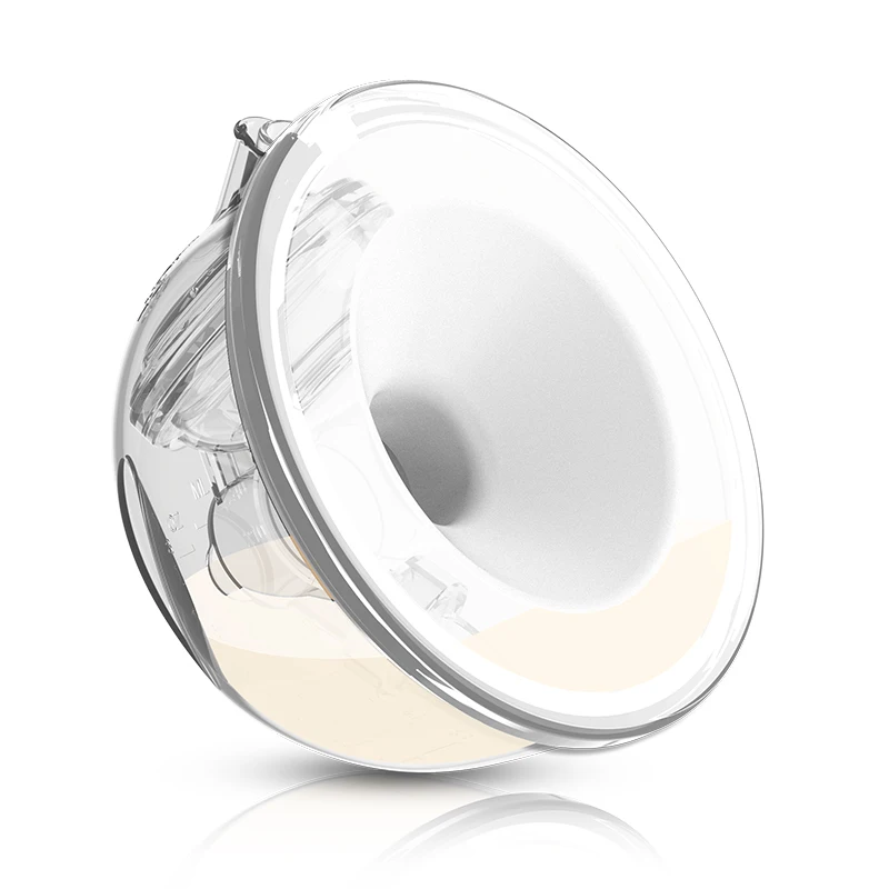 YOUHA NEW 24&28mm Silicone Milk Collection Cups Hands Free Wearable for Breast Pumps of Different Brands