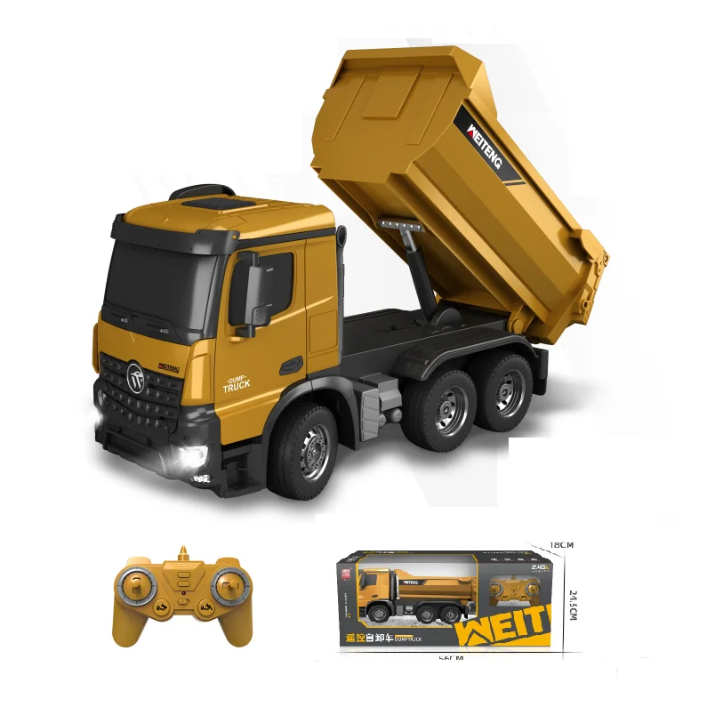 633A  2.4G remote-controlled dump truck remote-controlled transport vehicle hot selling simulation engineering car
