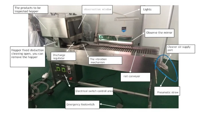 pharmaceutical automatic medicine pill tablet capsule inspection machine