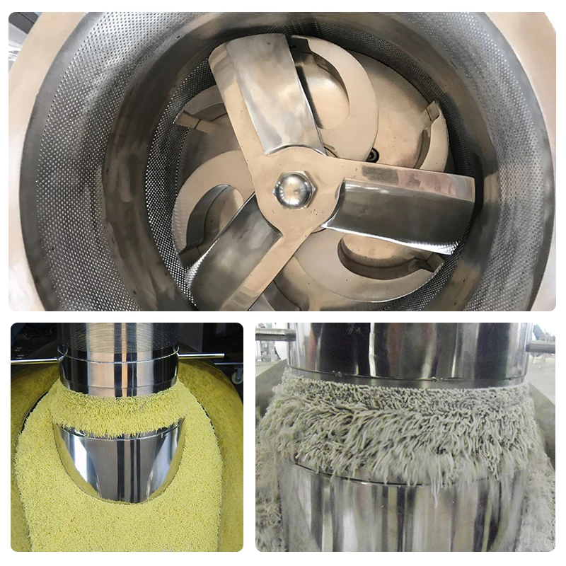 Industrial rotary pelletizer  Fertilizer Mixer Granulator Food extruding dry granulator wet granulation