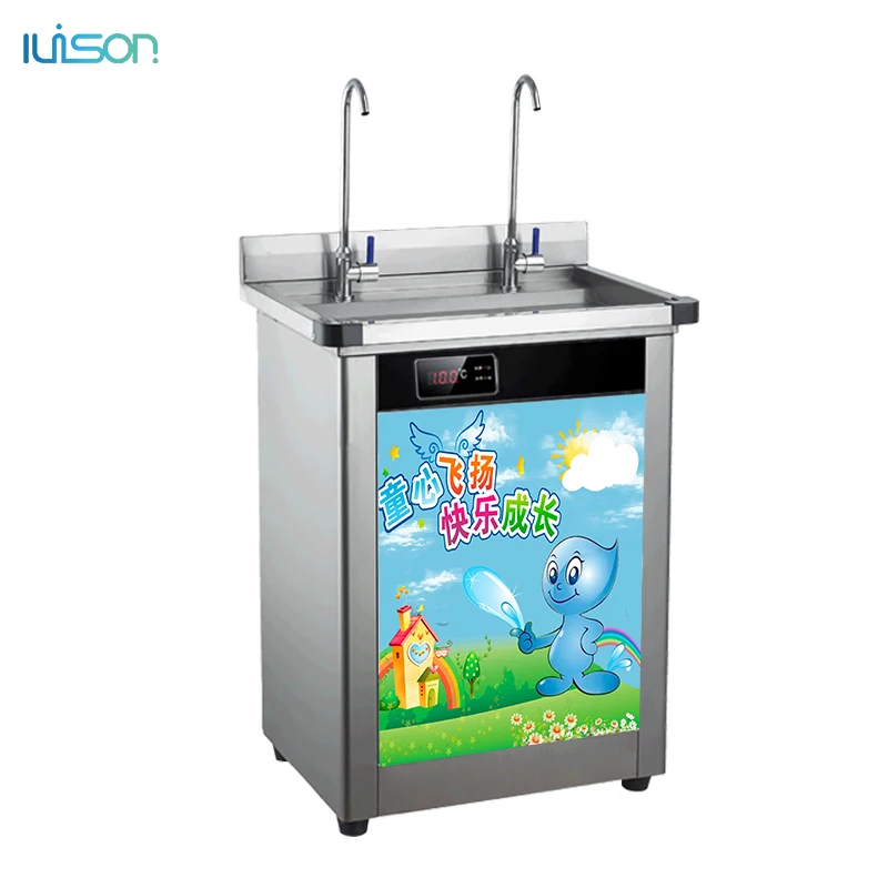 Children Mini Warm Water Dispenser, Normal Water Direct Drinking Fountain