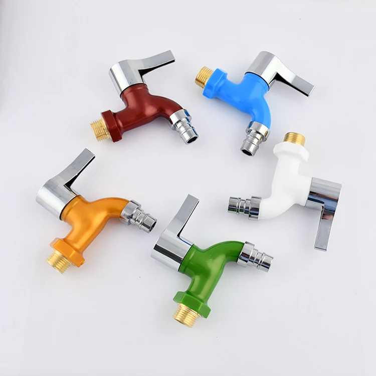 Hot Sale Keran Air PP Plastik Tap Cold Water Bibcock Kran 1/2 inch Tembok Plastic Faucet Bib Tap