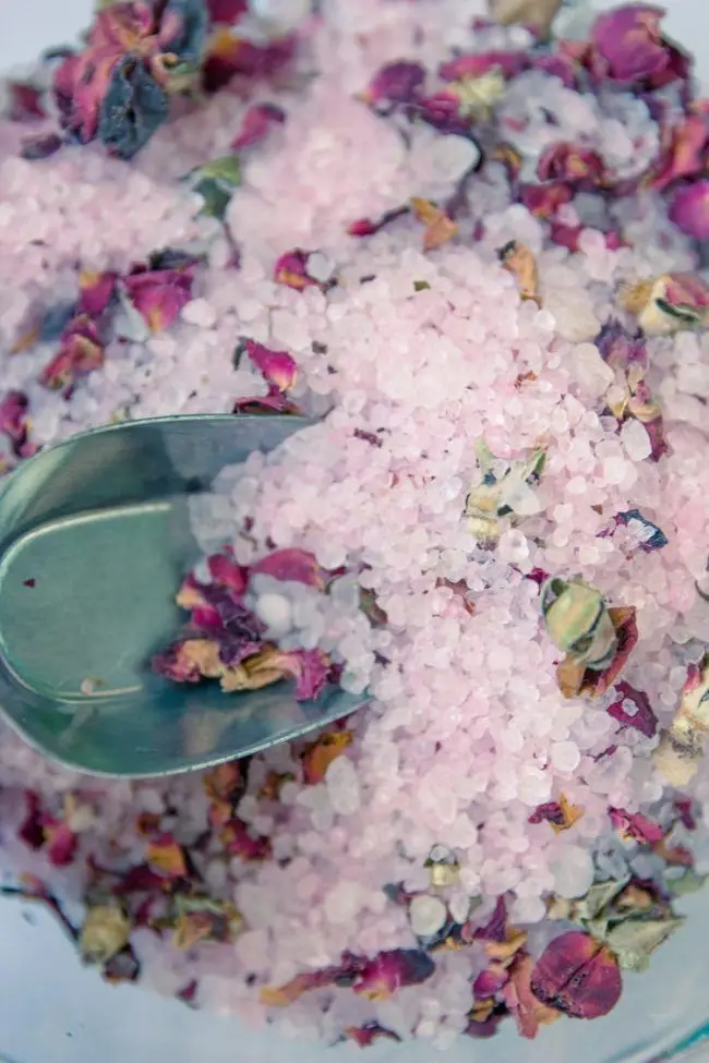 pink salt himalayan salt bath supplies packaging baby bath bath salt