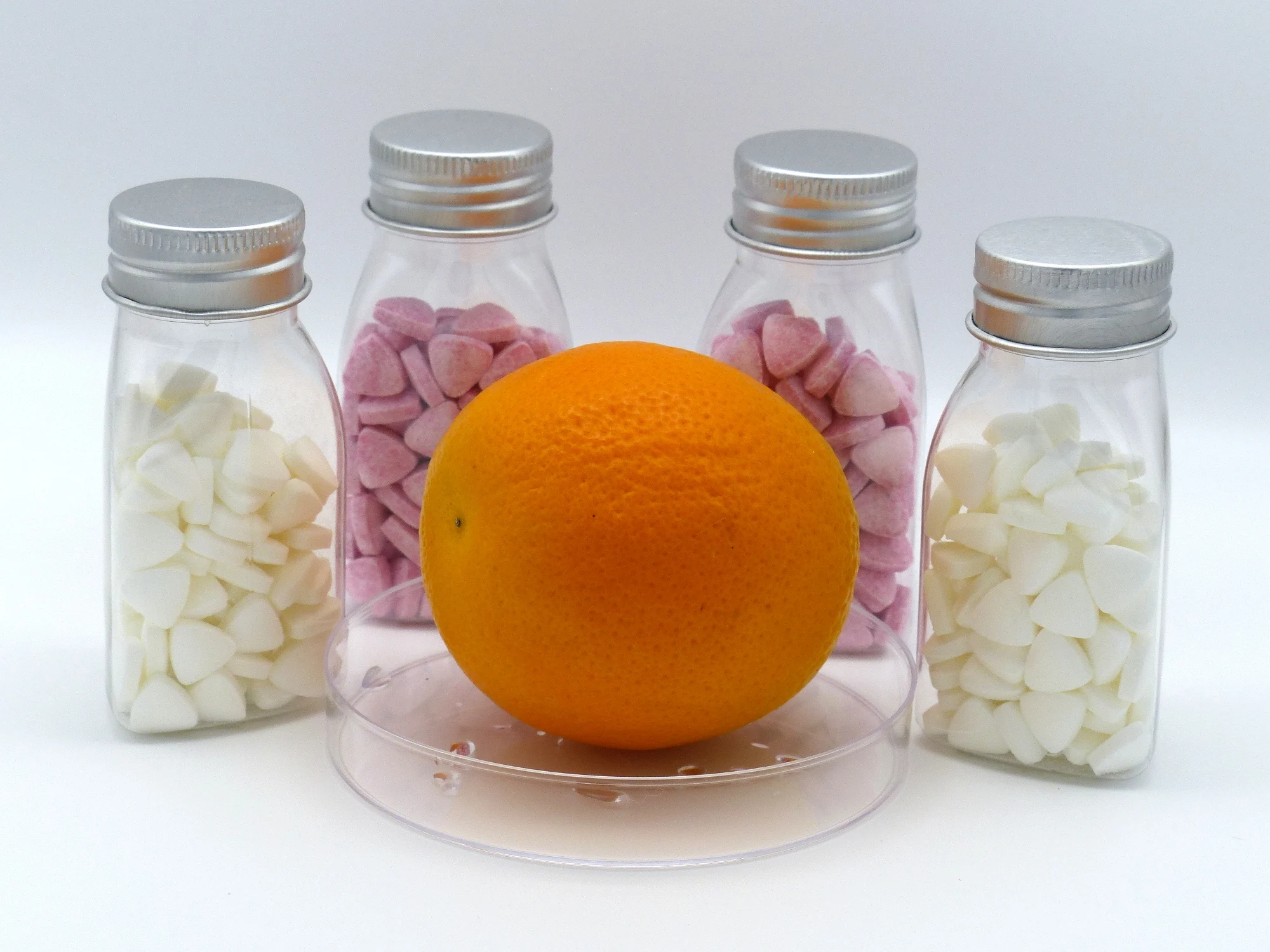 nice fresh aftertaste zero calorie steviafiber hard candy with Lemon flavor and soluble dietary fiber