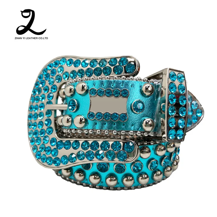 Western Bling Bling Fashion Kid Belts Custom Belts Crystal Buckle Cowboy and Cowgirl
