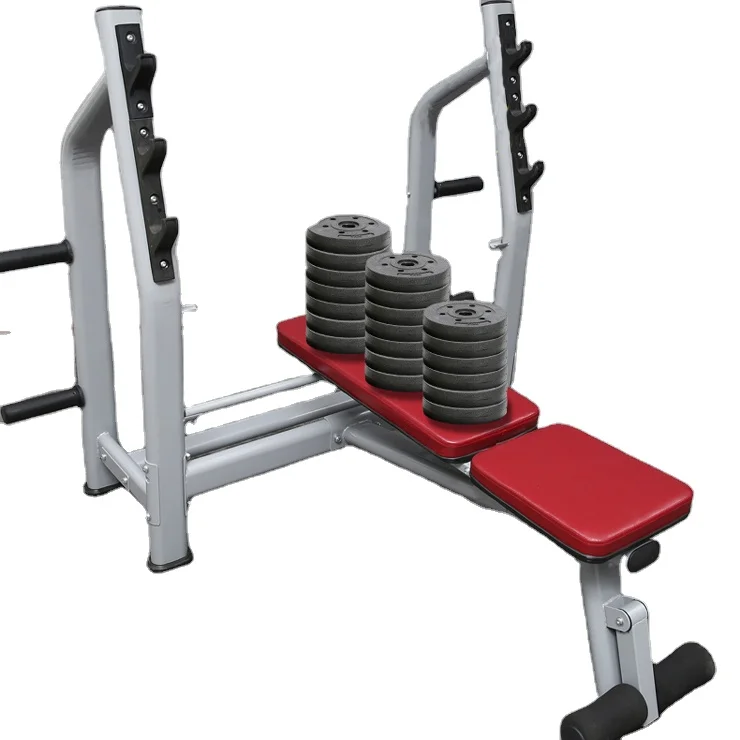 Gym weight training multifunctional adjustable frame fixed weight bench press