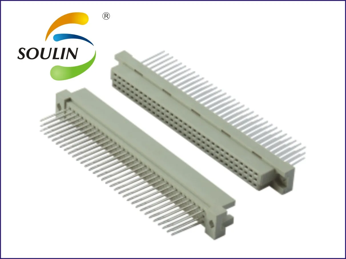 Pitch 5.08mm 3*32Pin three Row Straight female DIN41612