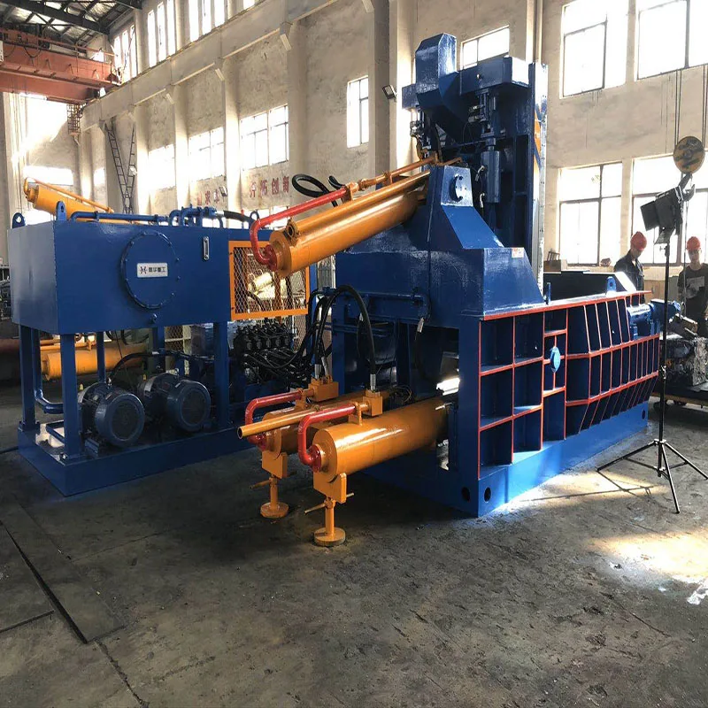 
Scrap Metal Baler Machine Good quality hydraulic steel aluminum metal balers 