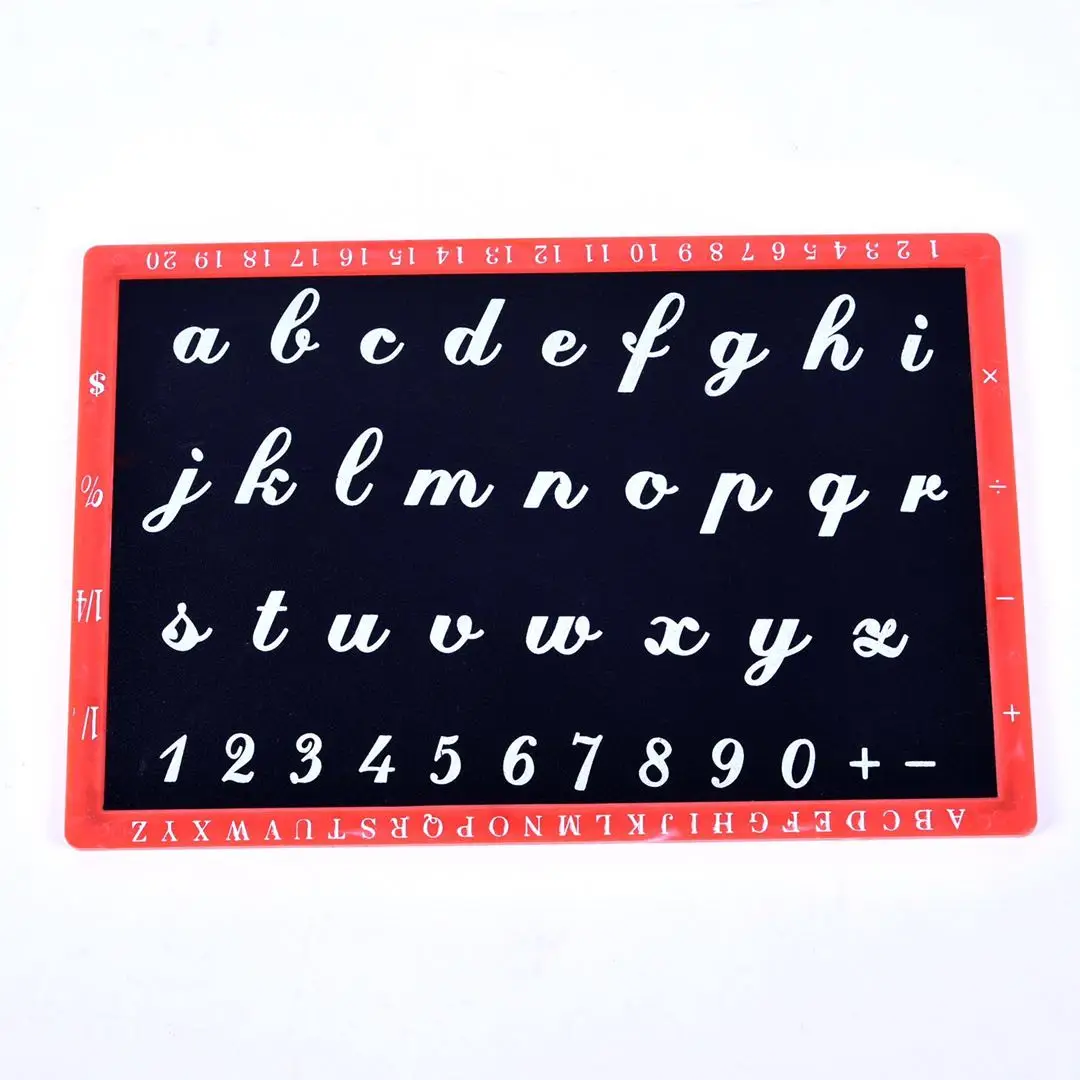 A B C D Mini Chalkboard Blackboard Africa MDF Plastic Ardoise Small Blackboard Chalkboard Slate For Kids