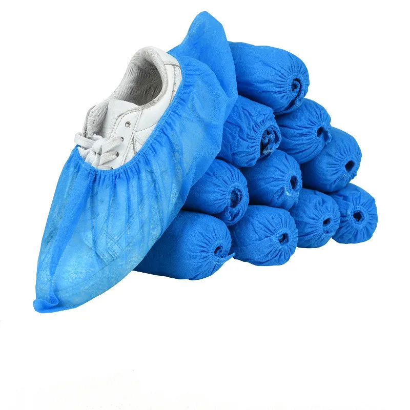 
Wholesale disposable thickened non-woven shoe covers, dust-proof, non-slip, children, students, adult foot covers 