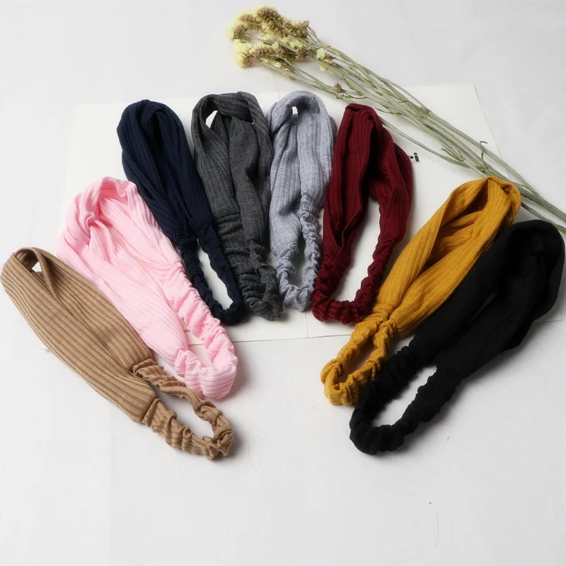 Headbands for women Boho Hair Bands Twisted Headband Cross Head wraps Bows Hair Accessories for Women and Girls