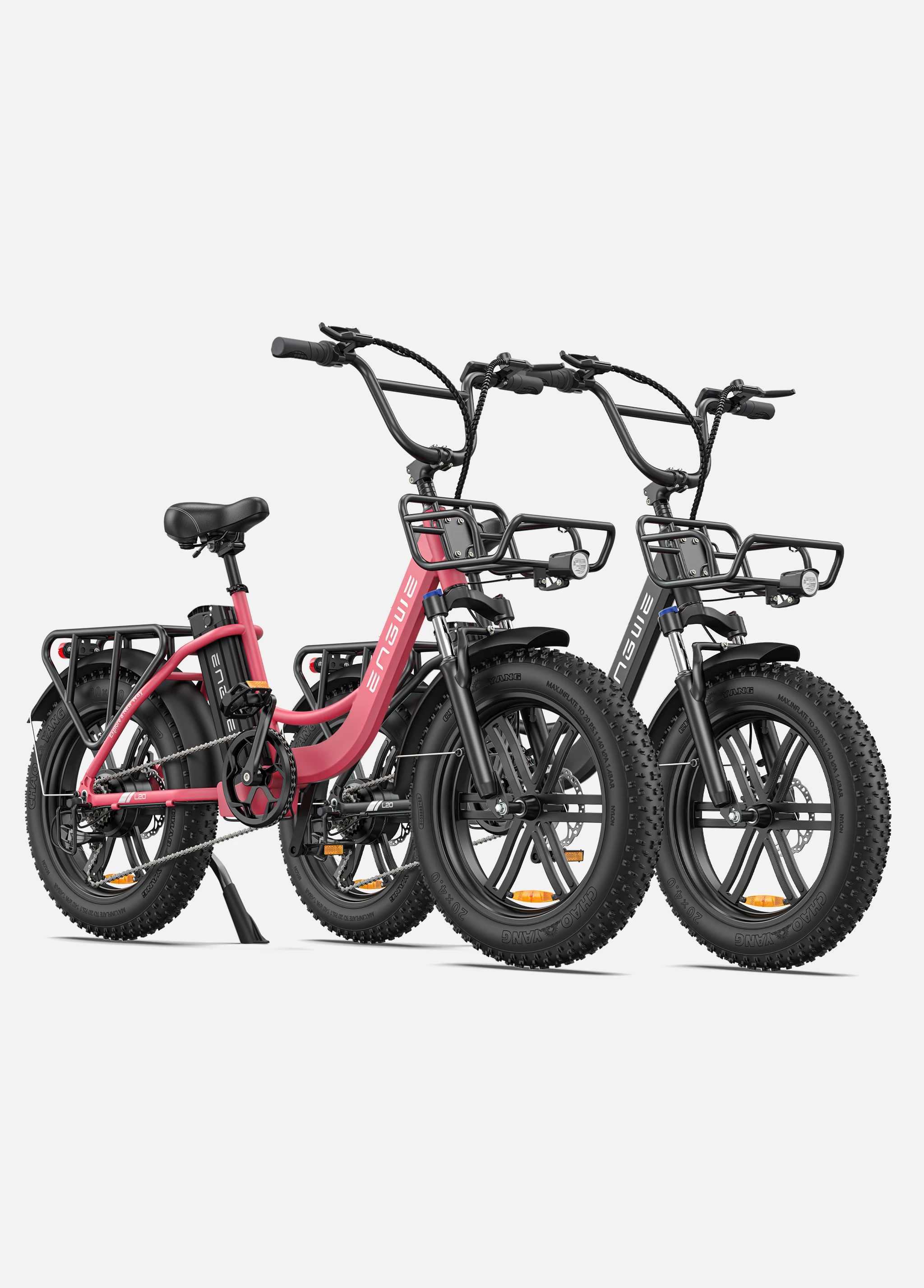 EU stock ENGWE L20 Customized 48V13Ah 750/250W Electric City Bicycle with Fat Tires for Ladies, Perfect for Off-Road Excursions!