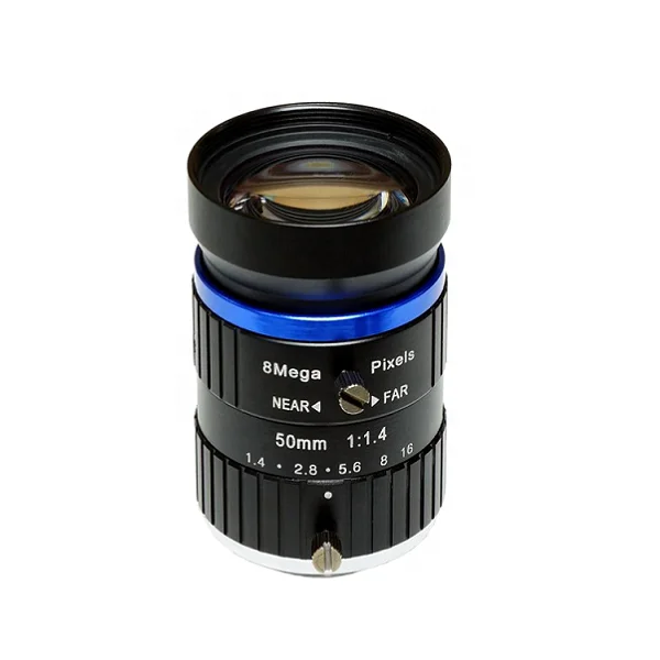 8MP 1-дюймовыечистые этикетки пробки большого формата 50 мм C/CS Mount cctv-камера объектив для промышленной камеры