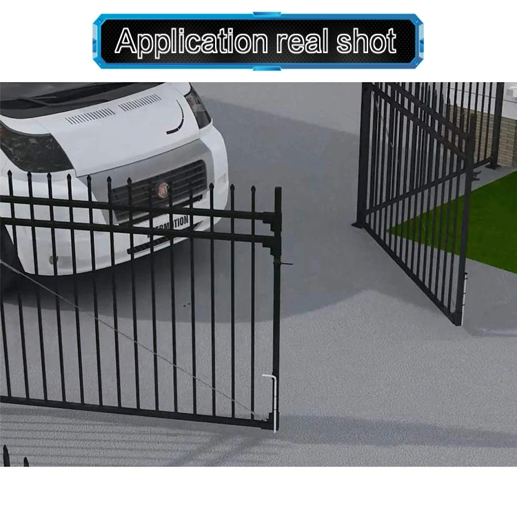 Hot Sale Heavy Duty Drop Rod Black Cane Bolt Drop Rod Gate Hardware Wood Fence Gate Ground Latch Wooden Gates