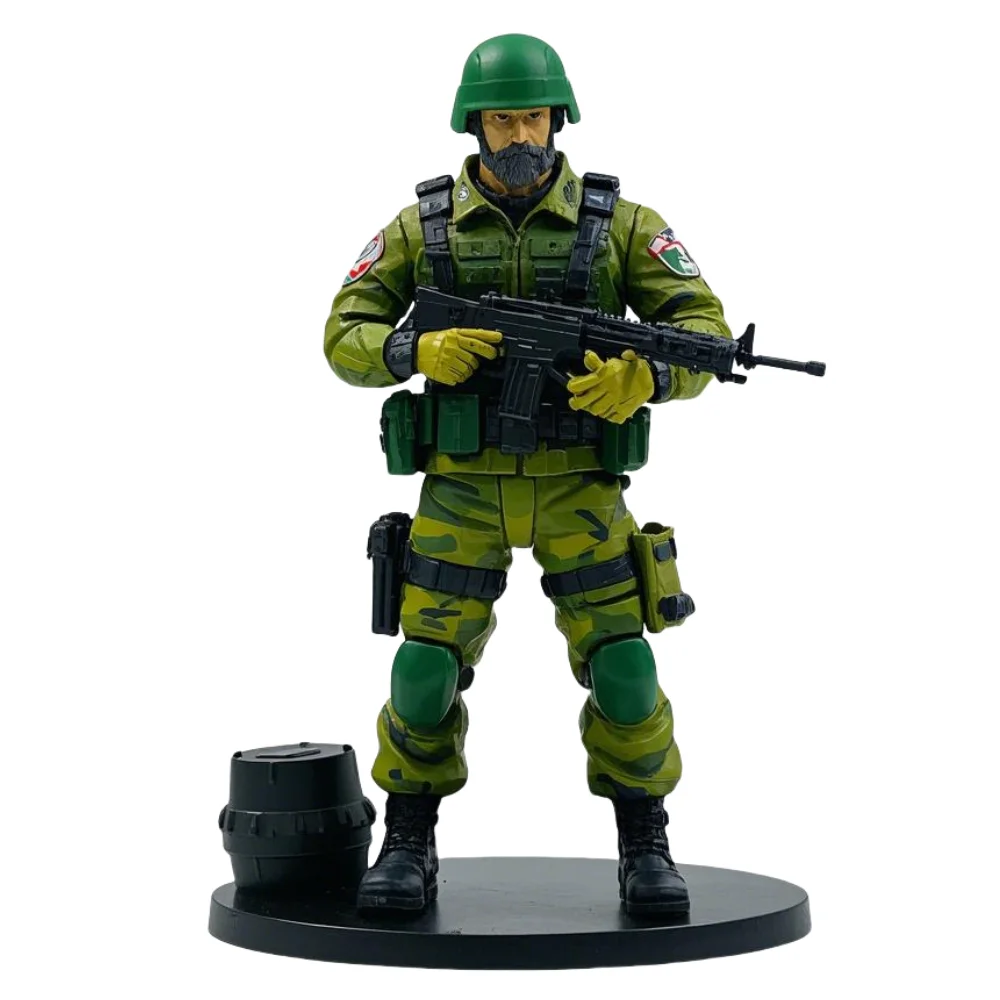 Plastic custom action figure soldier toy hot russian force toy set figura hot small painted 1/6 military action figure